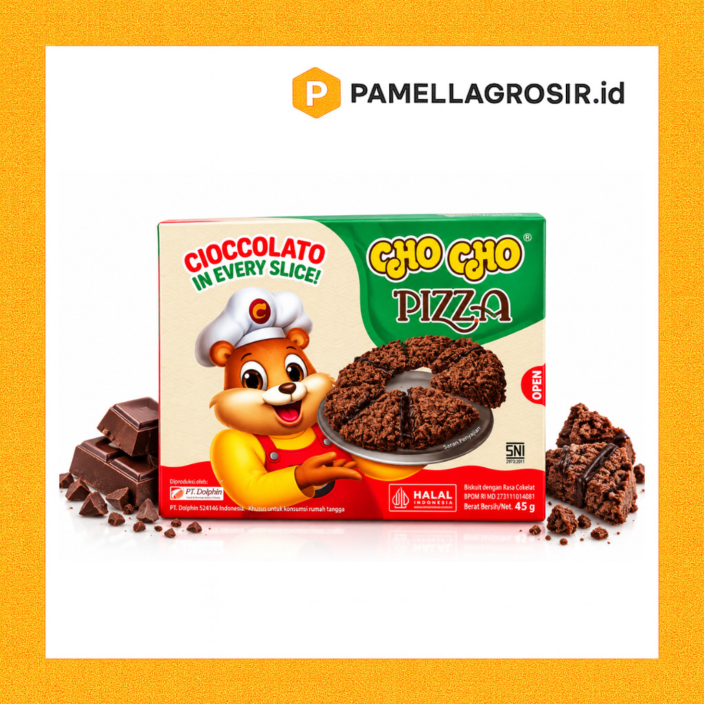 SNACK CIOCCOLATO PIZZACho Cho CHOCOLATE FLAVOR 45 GR | Shopee Philippines