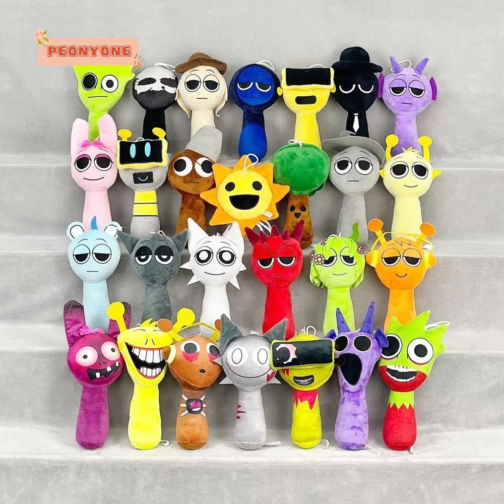 PEONYR Sprunki Plush Toy, Vineria Raddy Plushie Doll, Cartoon Pinki ...