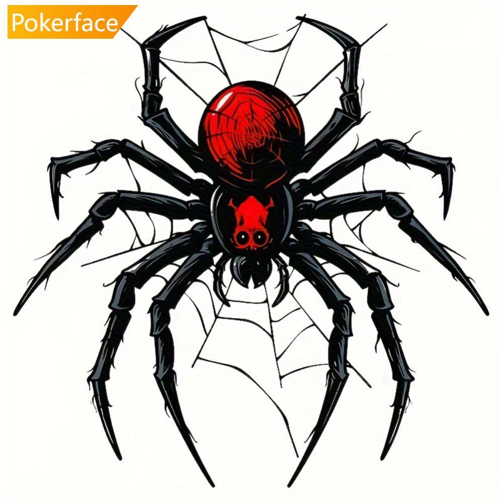 PF| 3D Spider Car Sticker Waterproof Decal Sticker Scratch masking ...