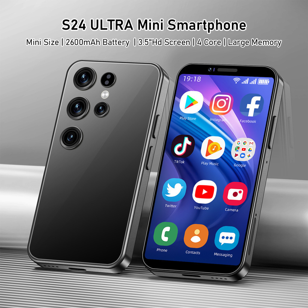 2025 Popular S24Ultra 4G Mini Smartphone Dual SIM Android 2 + 16GB ...