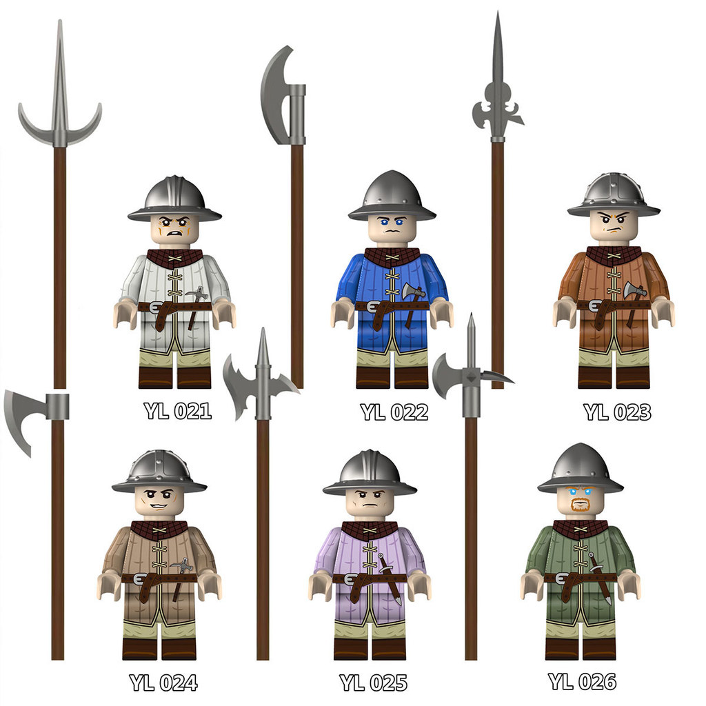Medieval-themed buildable Cute, exquisite mini capable of swinging ...