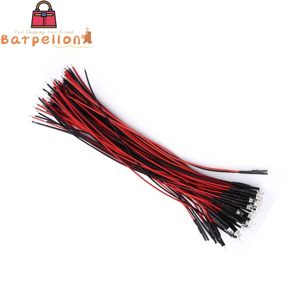 BARPELLON 50PCS LED Diodes, DC 5V~12V White Red Blue Green LED Lights ...