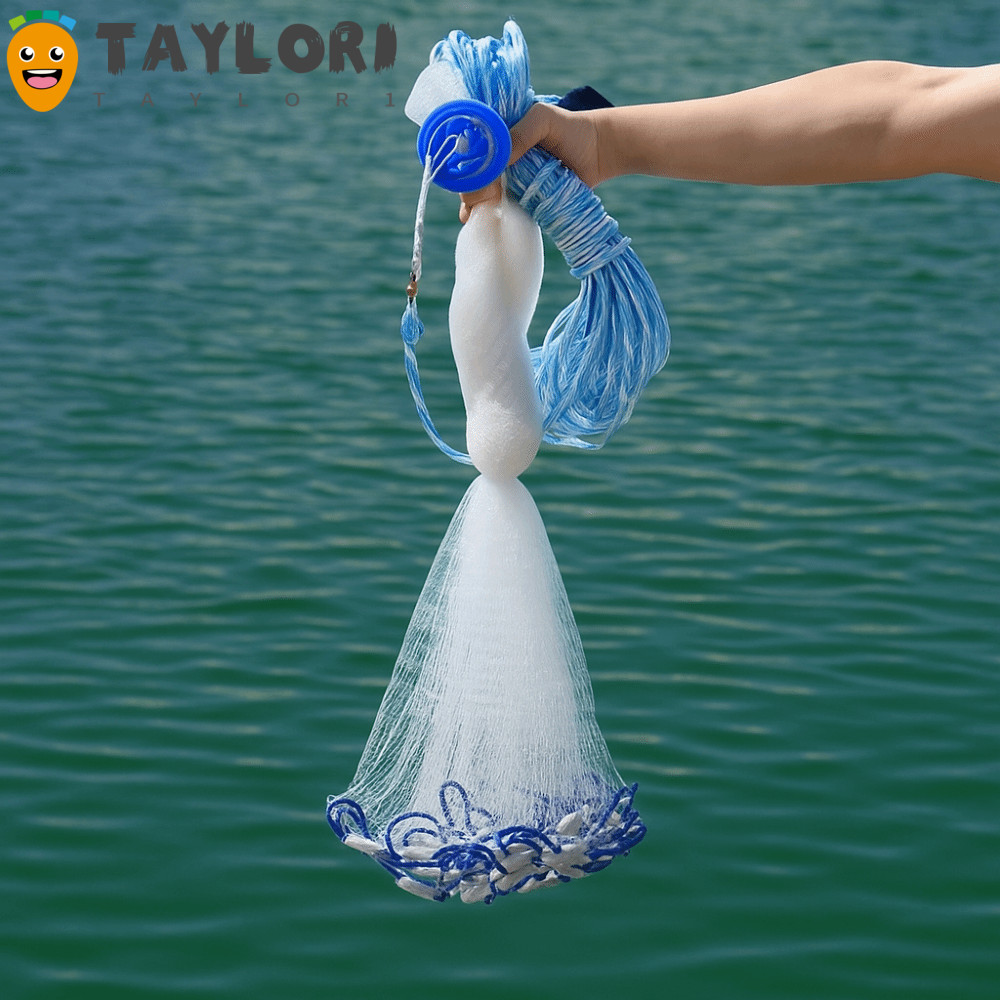 TAYLOR1 American Style Fishnet, No Circle 1 Finger Grid Fishing Net ...