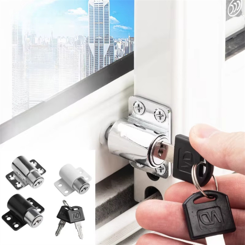 2 Keys 1 Set Sliding Door Window Locks with Baby Child Safety ...