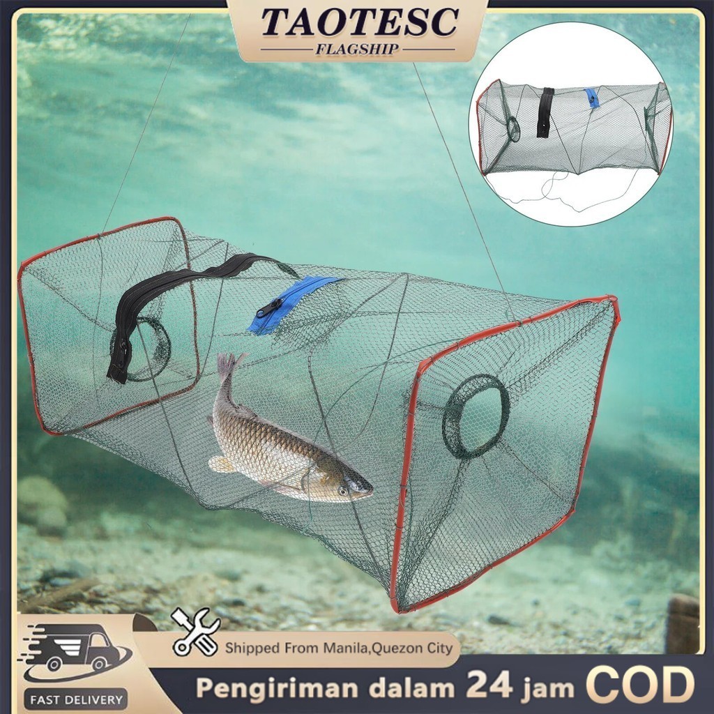 RectangularFishing Net Folding Square Fish Trap Shrimp Trap Lobster ...