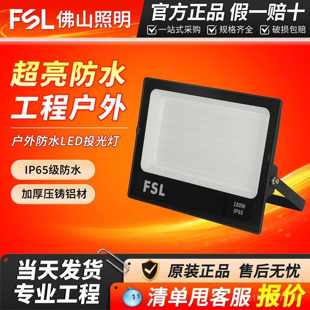 FSL Foshan Lighting High Power Outdoor Floodlight LED Floodlight Garden ...