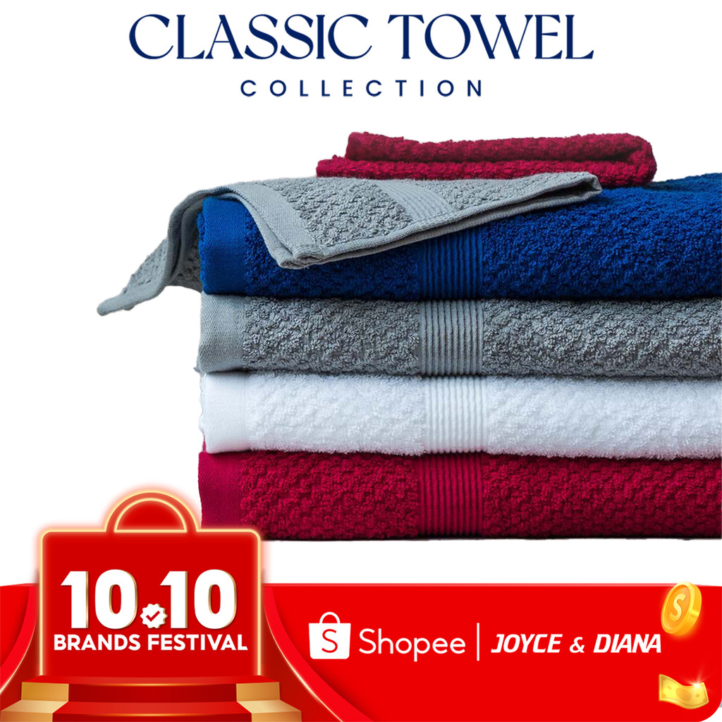 Joyce & Diana Classic Towel Collection 100% Cotton Face/Hand I Soft ...