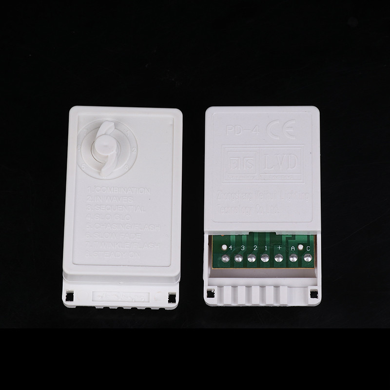 [Myoloy] LED String Dimmer EK-04 2/4-Way 8 Function Knob/Solder-Free ...