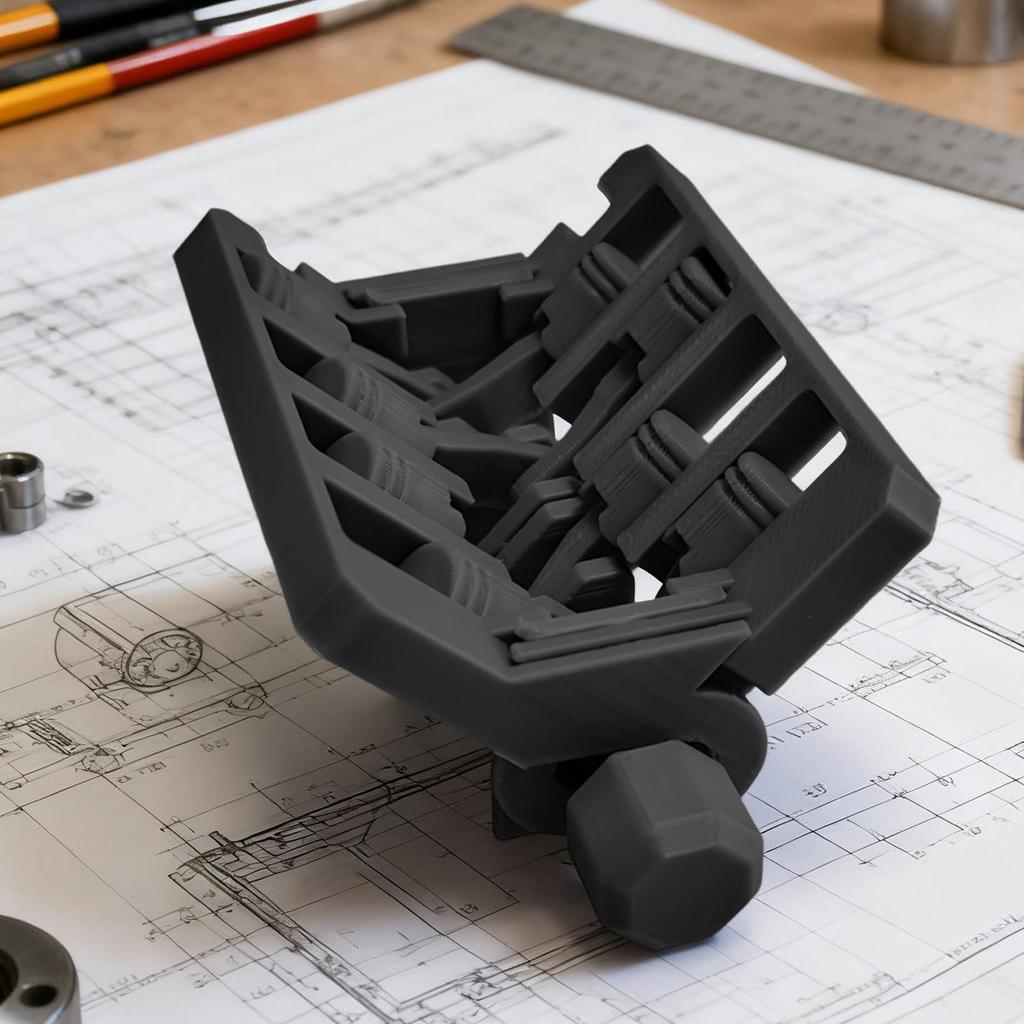 3D Printed Engine Fidget Toy Mini V8 Engine Small Model Hand Crank ...