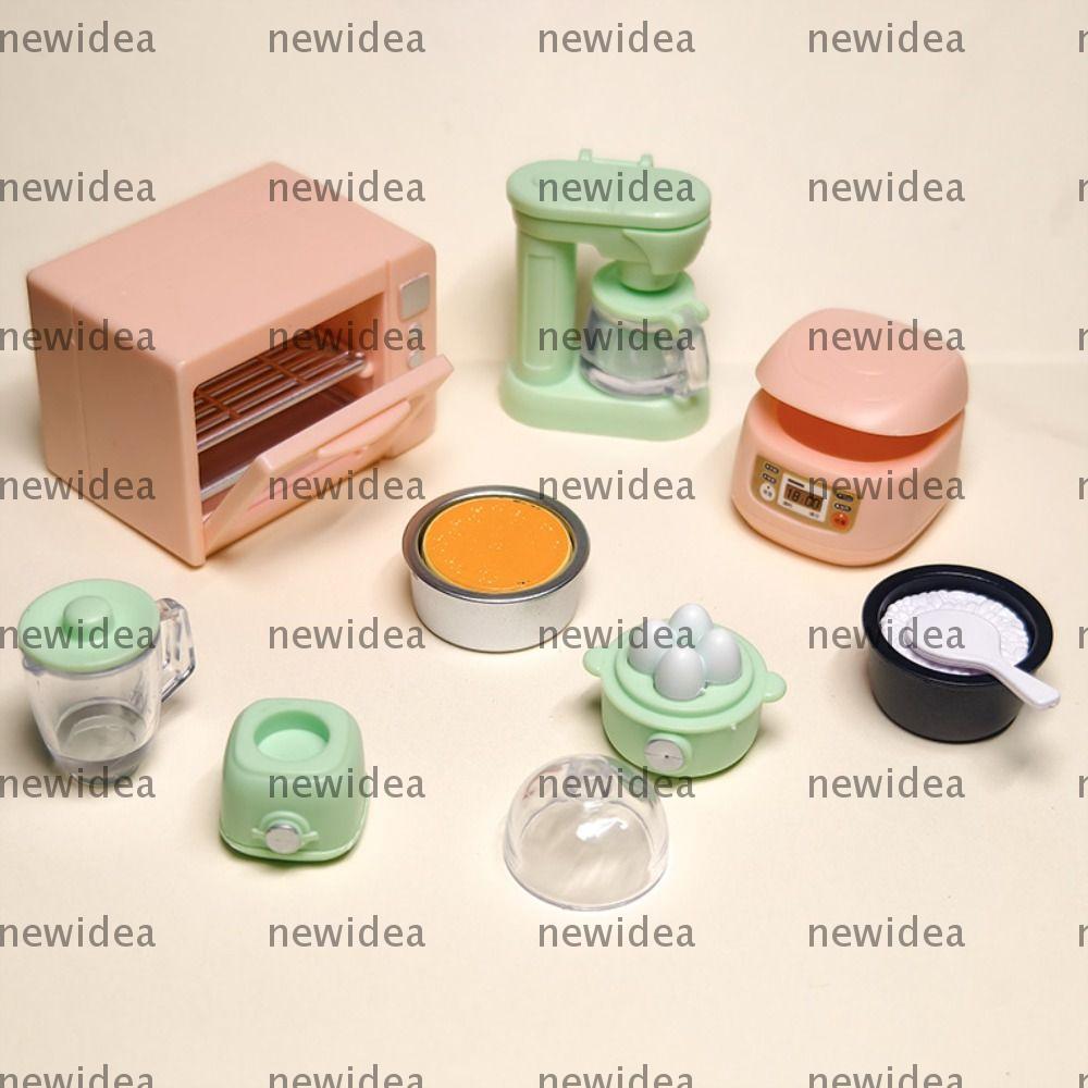 NEWIDEA Dollhouse Kitchen Appliances, 1/12 Scale Plastic Mini Food Toy ...