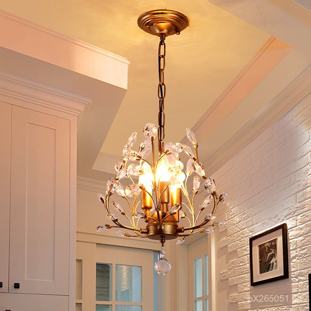 Room Light Living Room Dining Room Simple Crystal Chandelier Crystal ...