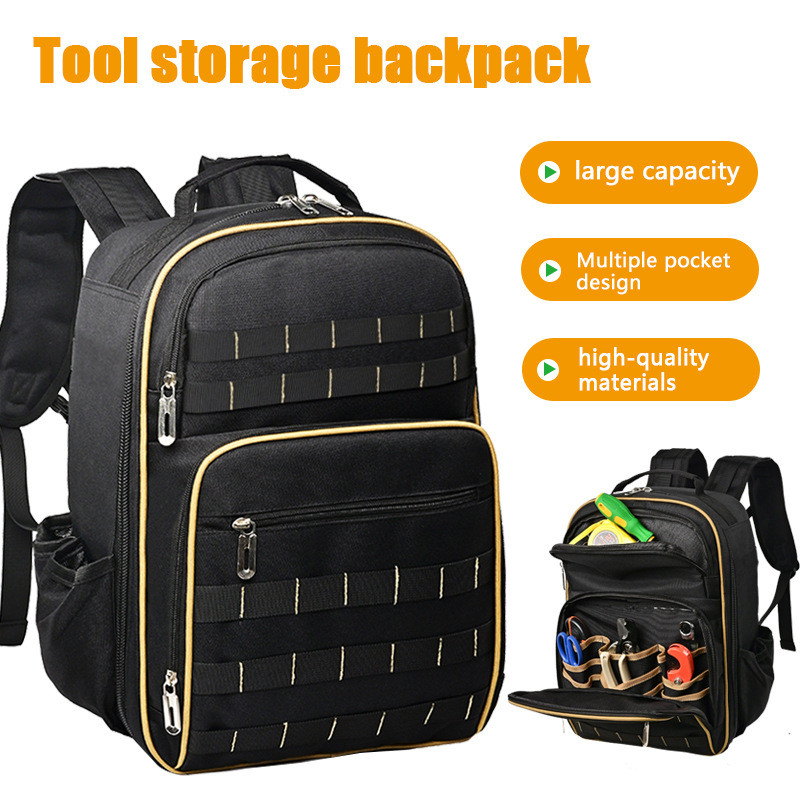 Hardware Tool Storage Backpack Heavy Tool Backpack Durable ...