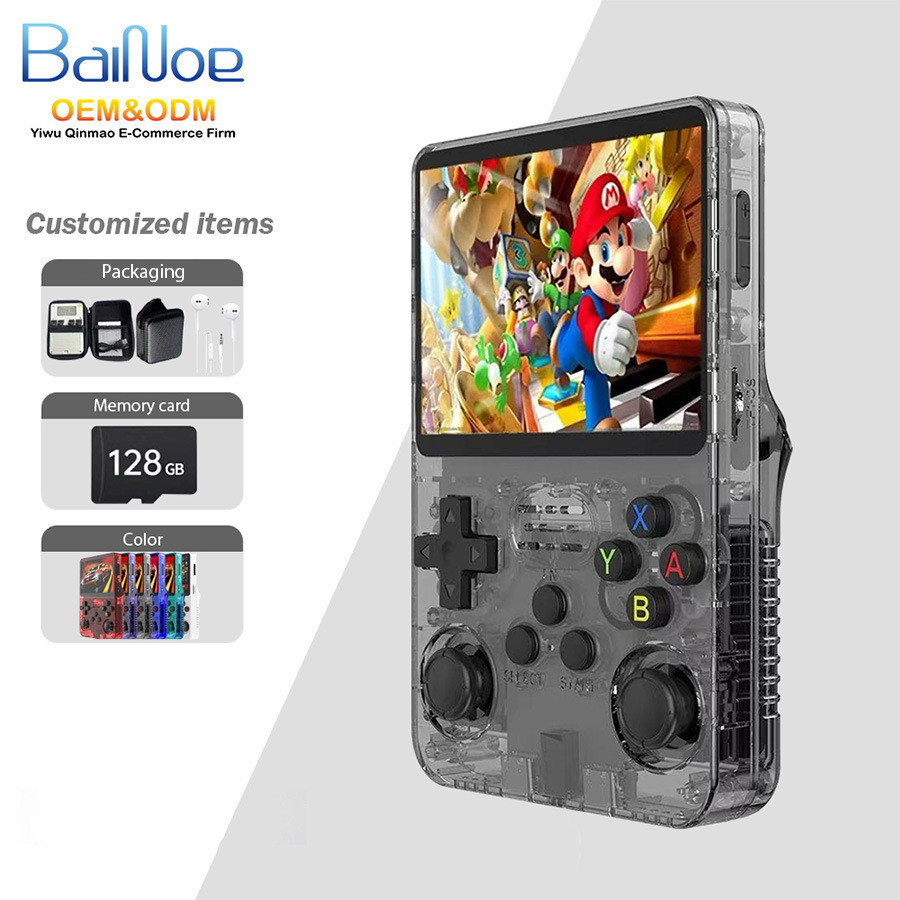 Portable Card Boy Double Retro Nostalgic r36S Handheld Game Console ...