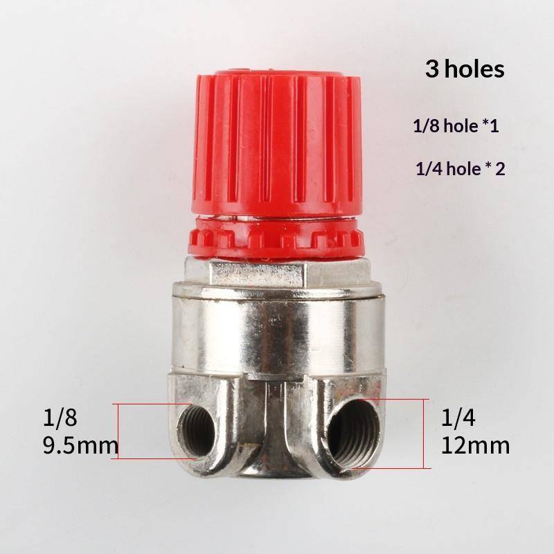 [fast&cod] Air Pump Valve Pressure Regulator High Precision 3 Holes 4 ...
