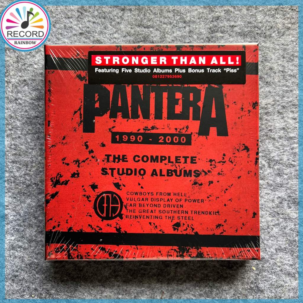 Pantera The Complete Studio Albums 1990-2000 Original 5CD Album [Sealed ...
