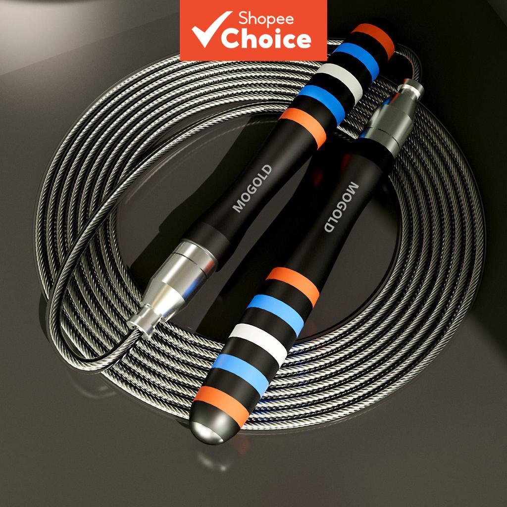 MOGOLD Professional Speed Jump Rope for CrossFit & Gym Training, Men's ...