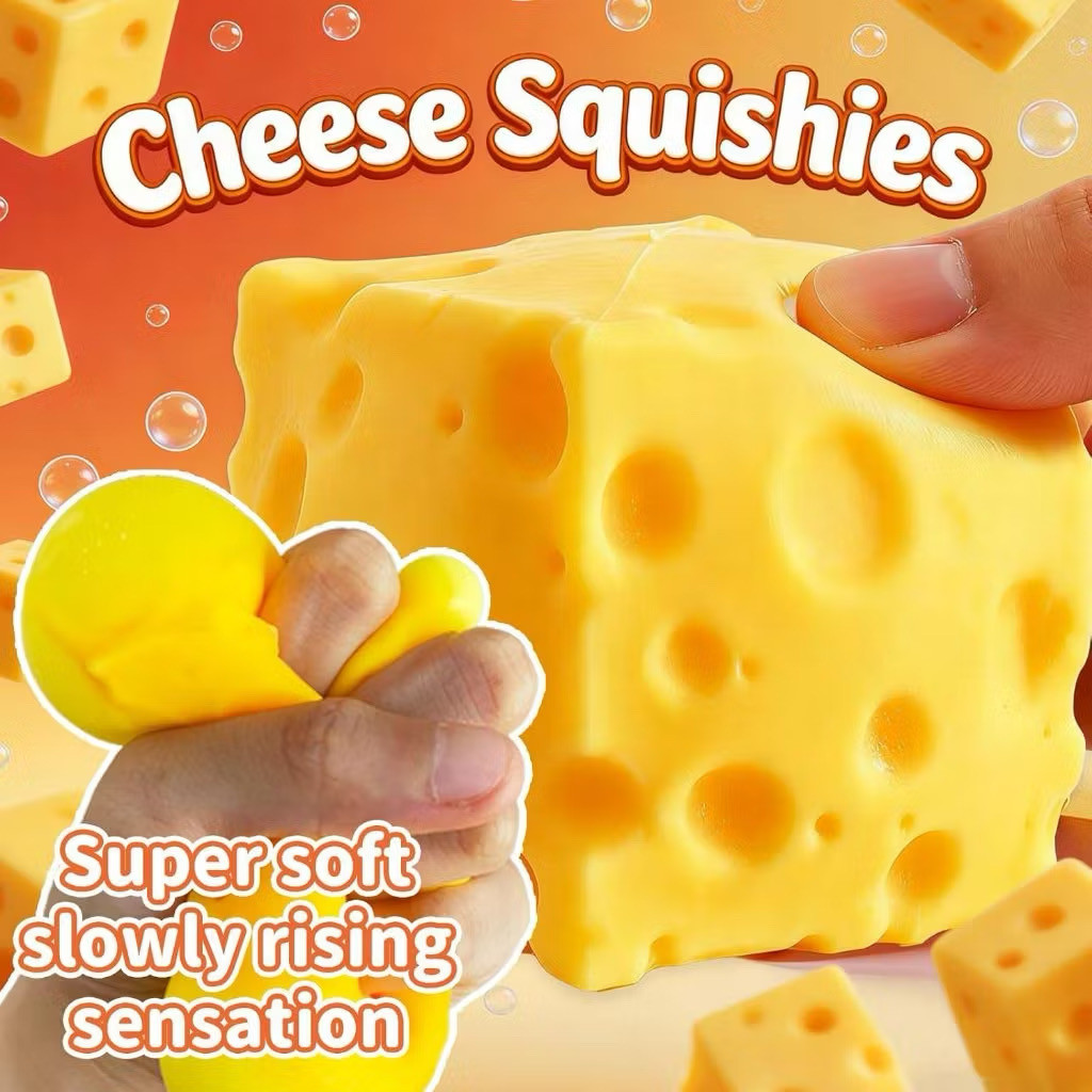 Cheese squishy big giant jumbo vaseline large Sqweezy Cheesy Squeeze ...