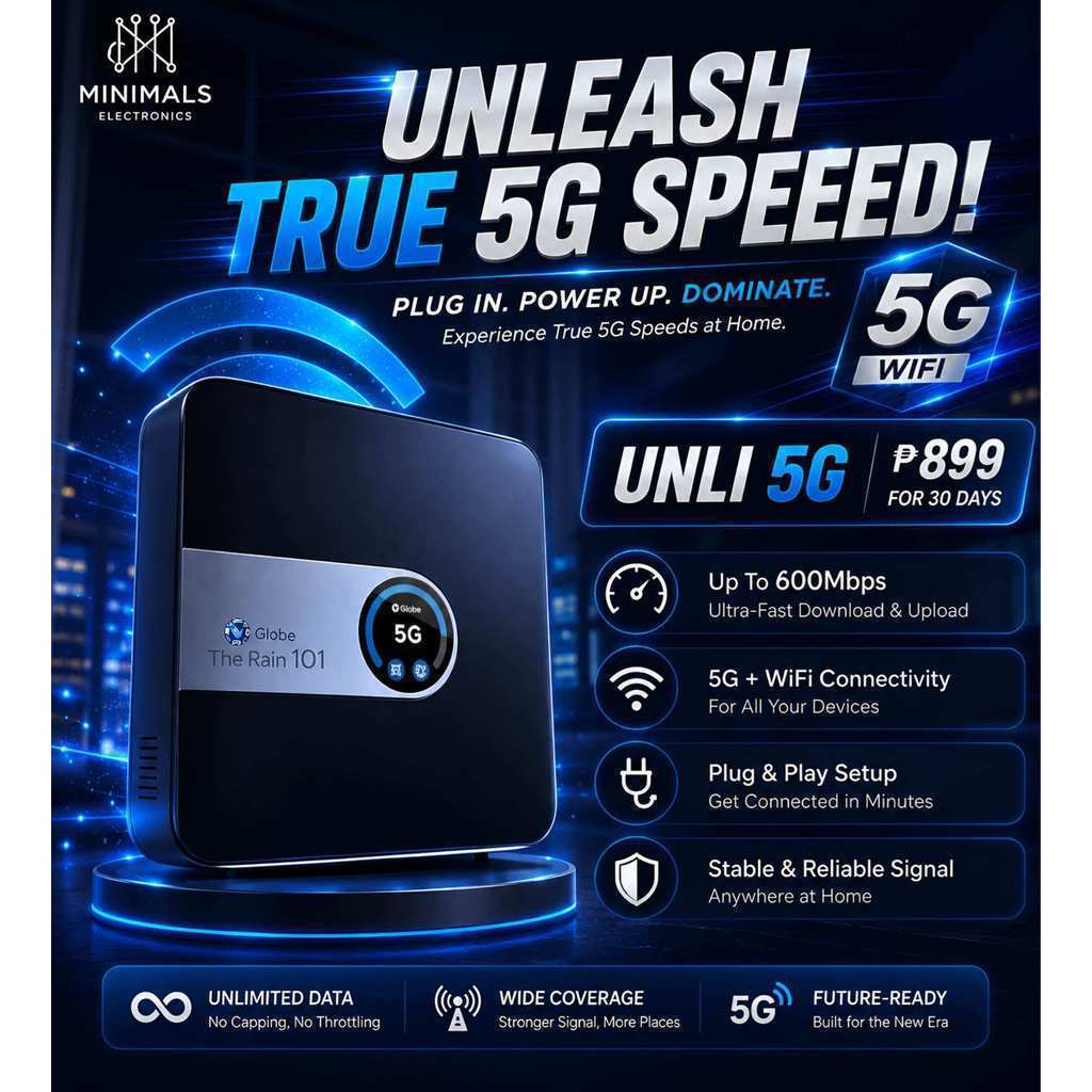 【SUPER SALE】 Globe At Home Prepaid WiFi The Rain 101 5G Modem ...
