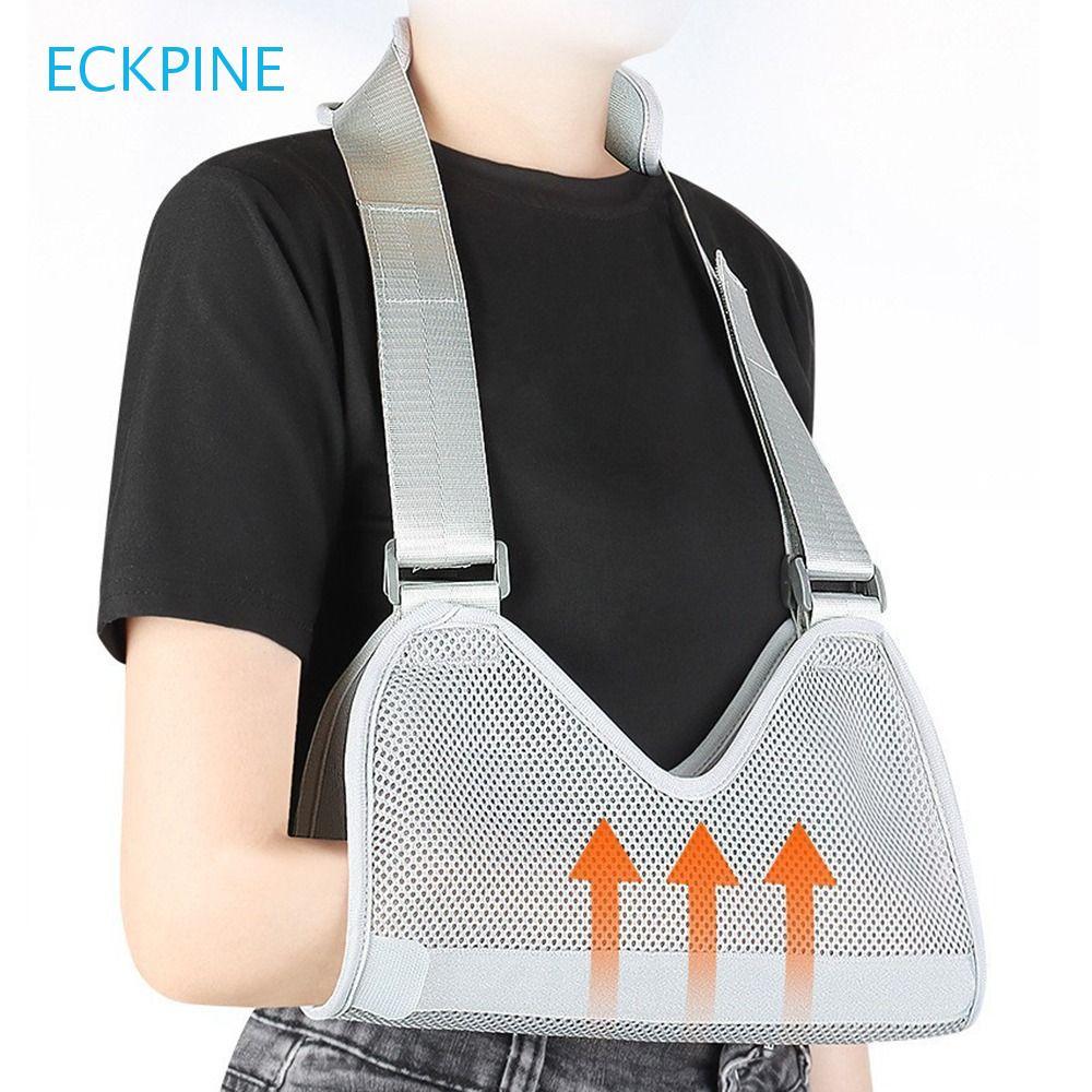 ECKPINE Shoulder Arm Sling, Adjustable Breathable Shoulder Immobiliser ...