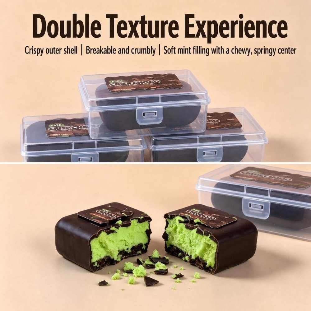 LANHUA Wax Cracking Squeeze Toy, Chocolate Donut Crispy Stress Balls ...