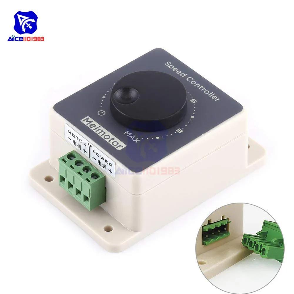 PWM DC Motor Speed Controller DC 10-60V 20A Pulse Width Modulator Motor ...