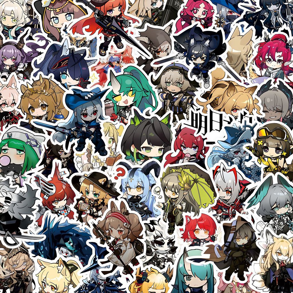 100Pcs/Set Arknights Series 02 Stickers Fashion DIY Doodle Decals ...
