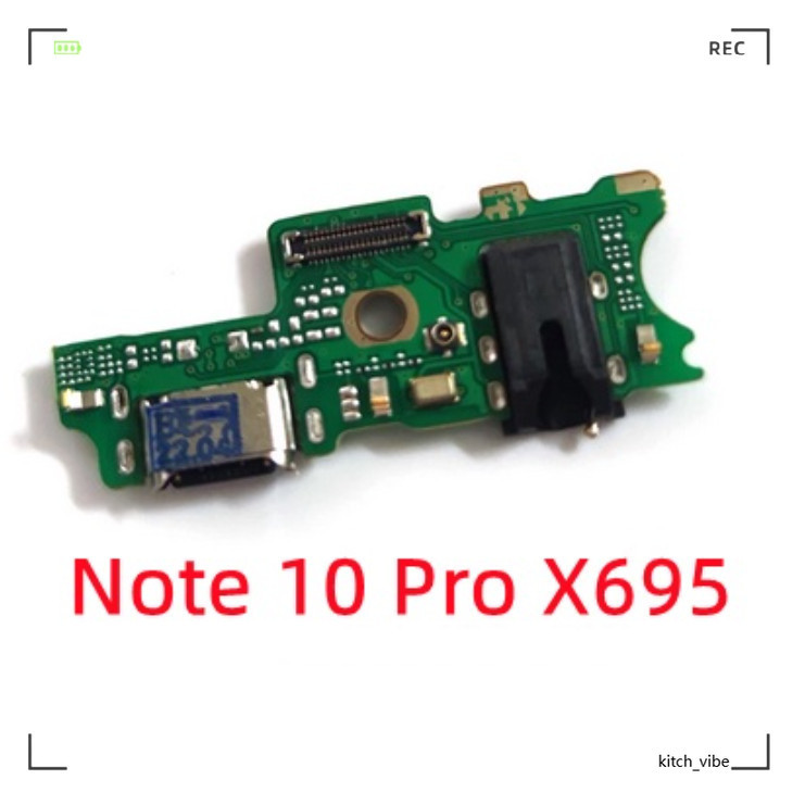 USB Charging Dock Connector Port Board Flex Cable for Infinix Note 10 ...