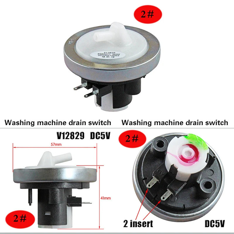 Washing machine water level switch Automatic washing machine V12829 ...