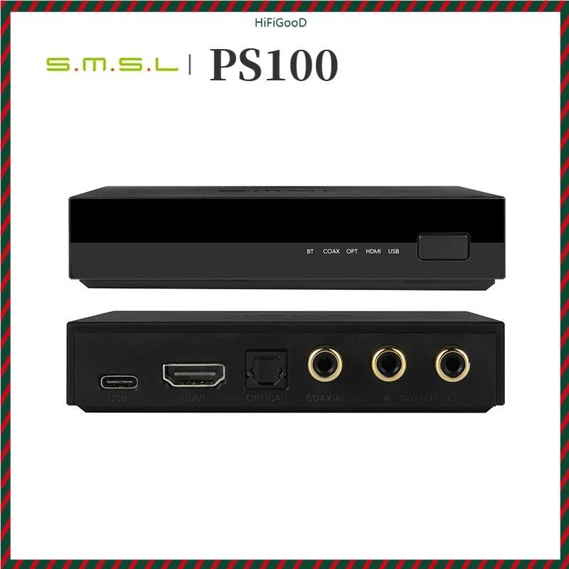 SMSL PS100 192kHz Audio Analoog Digitaal Omzetter, USB/Bluetooth/HDMI