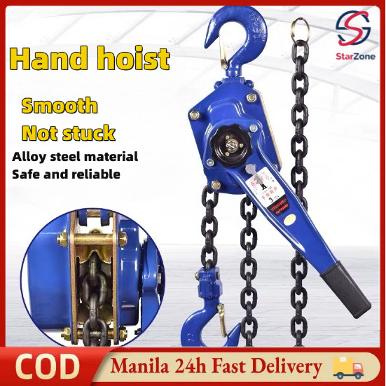 0.75t/1t/2t/3t Heavy-Duty Manual Hand Lever Chain Block – Ratchet ...