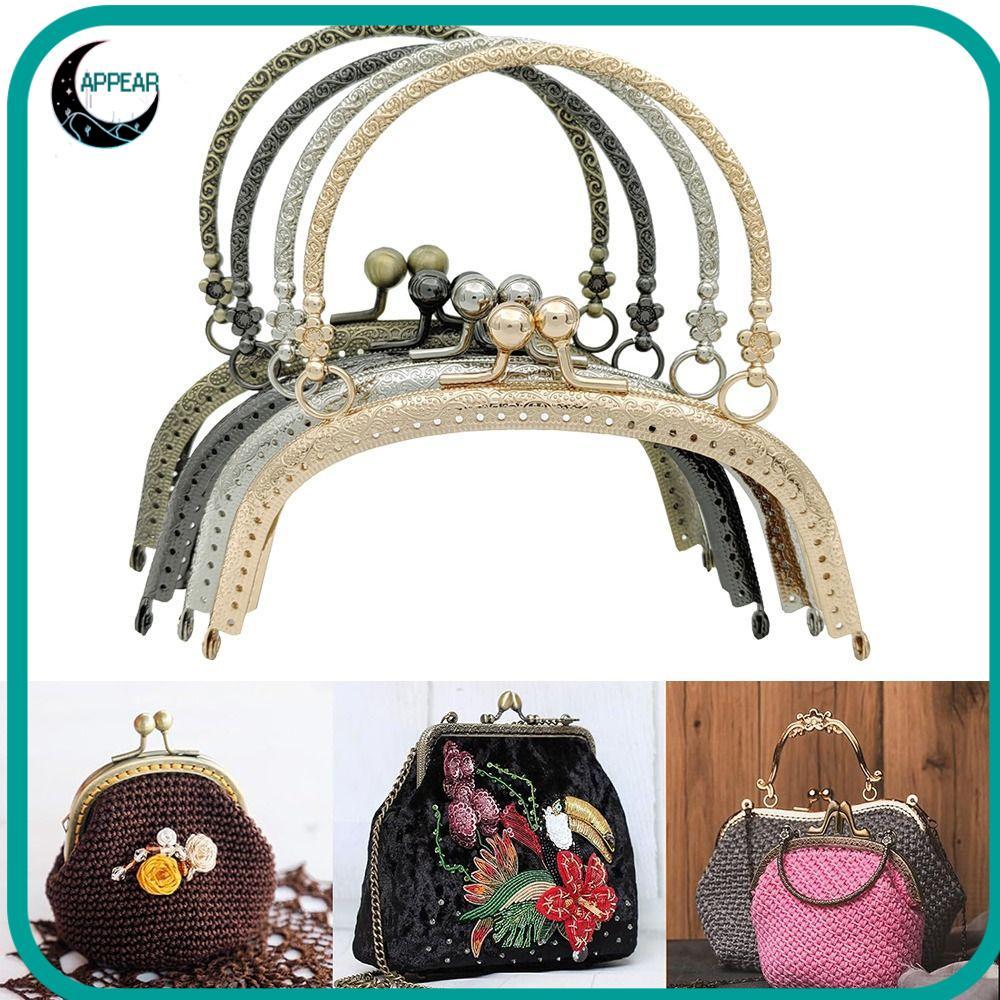 APPEAR Purse Frame Kiss Clasp, Metal 16.5CM Purse Clasp Frame, Bag ...