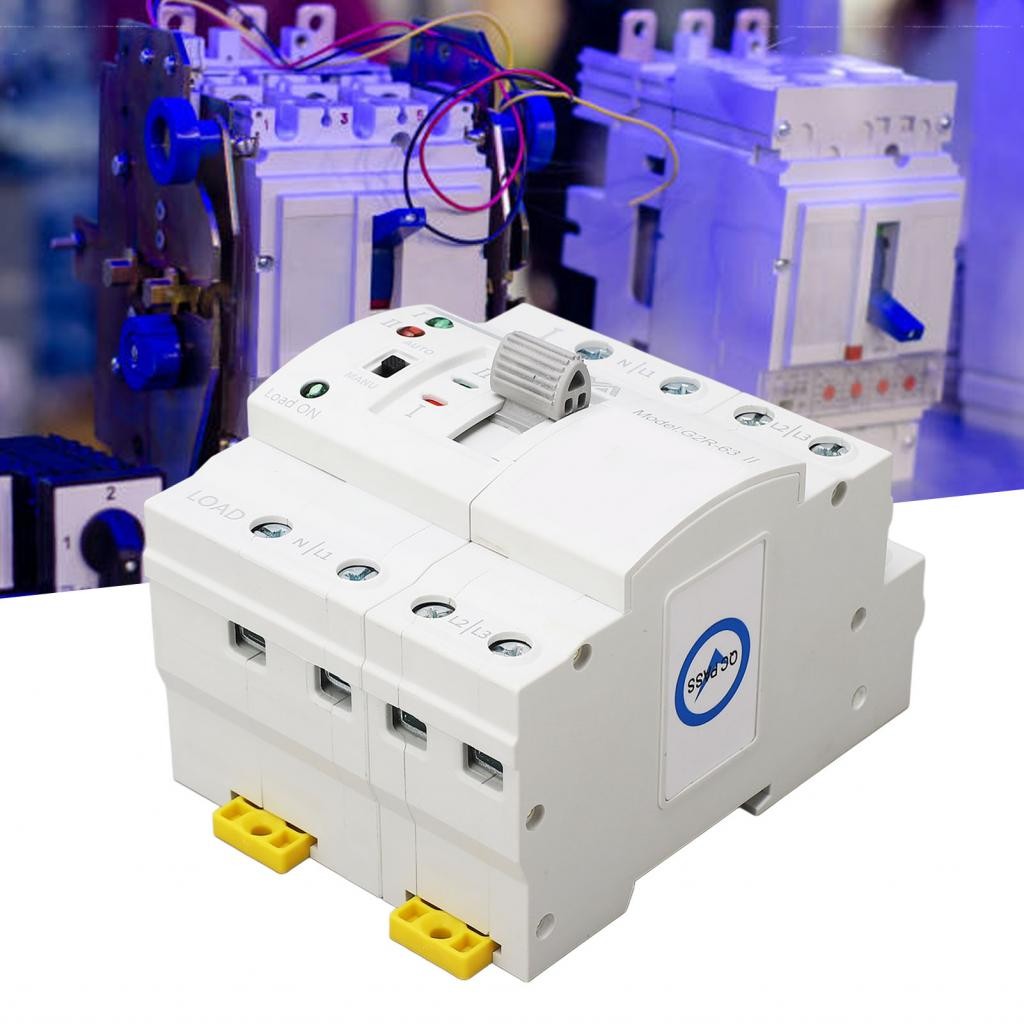ooidshop-ph Dual Power Automatic Transfer Switch Wear PC Material 40A ...