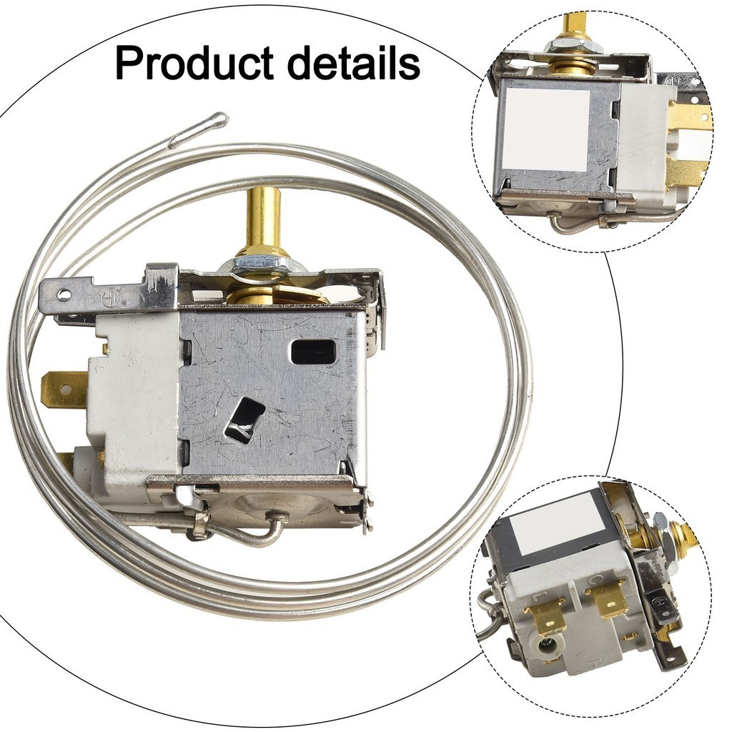 ⭐ READY STOCK⭐ Refrigerator Temperature Control Thermostat Switch 2 Pin ...