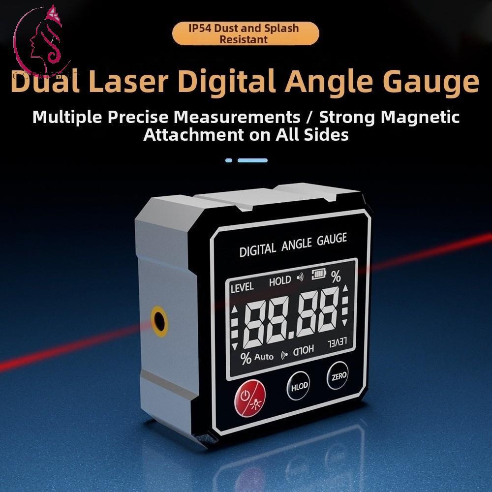 OCEANMAP Digital Inclinometer, Waterproof LCD Backlight Angle Finder ...