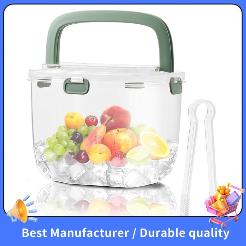 Ice Buckets for Parties with Lid Ice Bucket for Outdoor Camping Ice ...