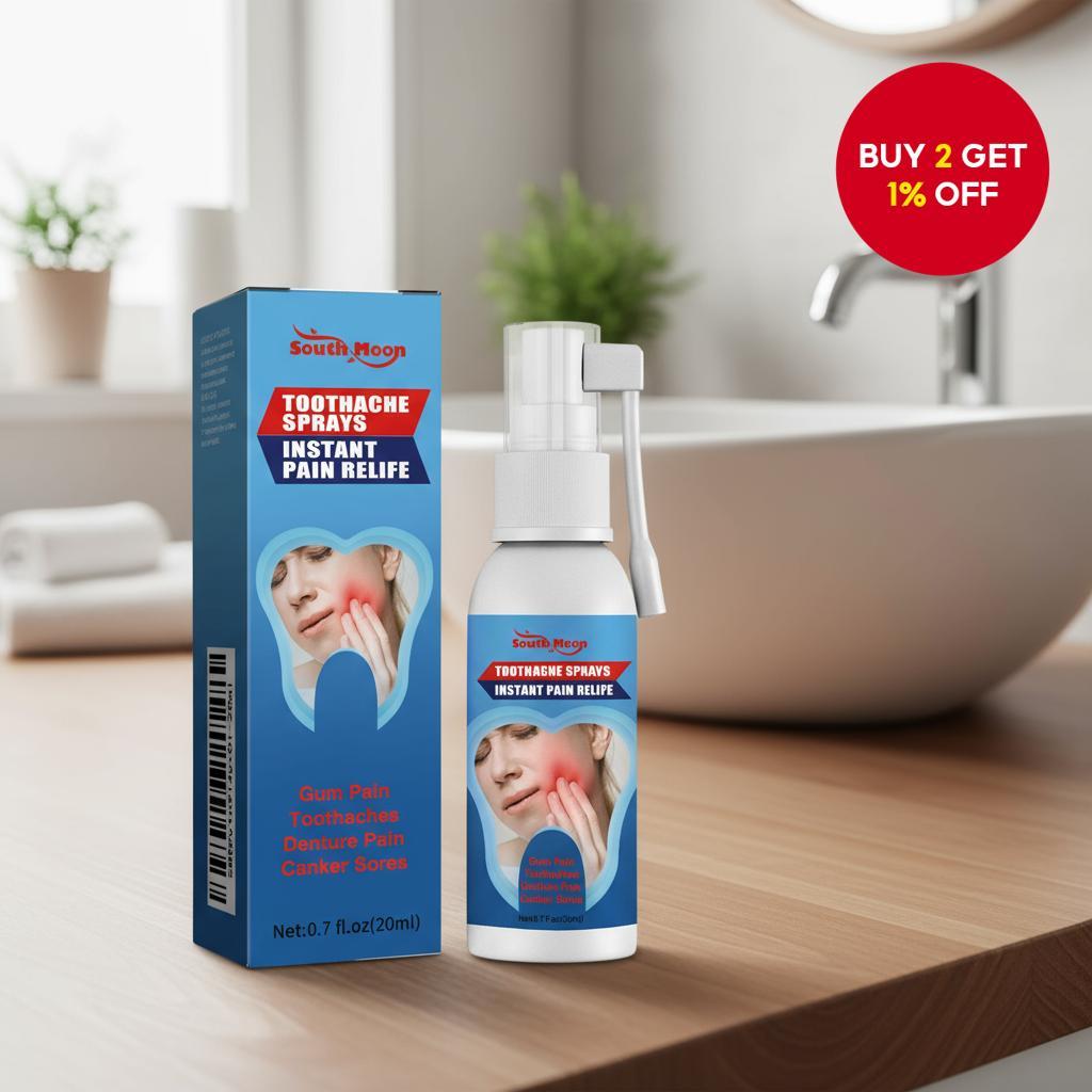 South Moon Tooth Pain Relief Spray – Instant Care for Teeth, Gentle ...