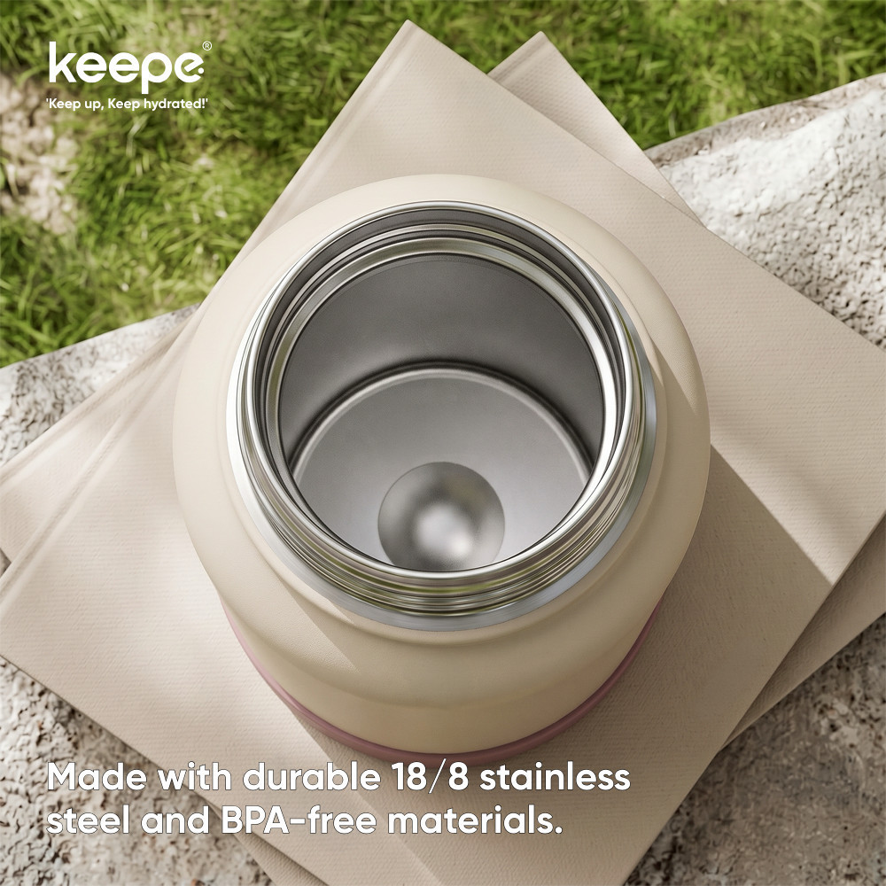 Keepe Flask Stainless steel Portable Sport Water bottle Wide Mouth ...