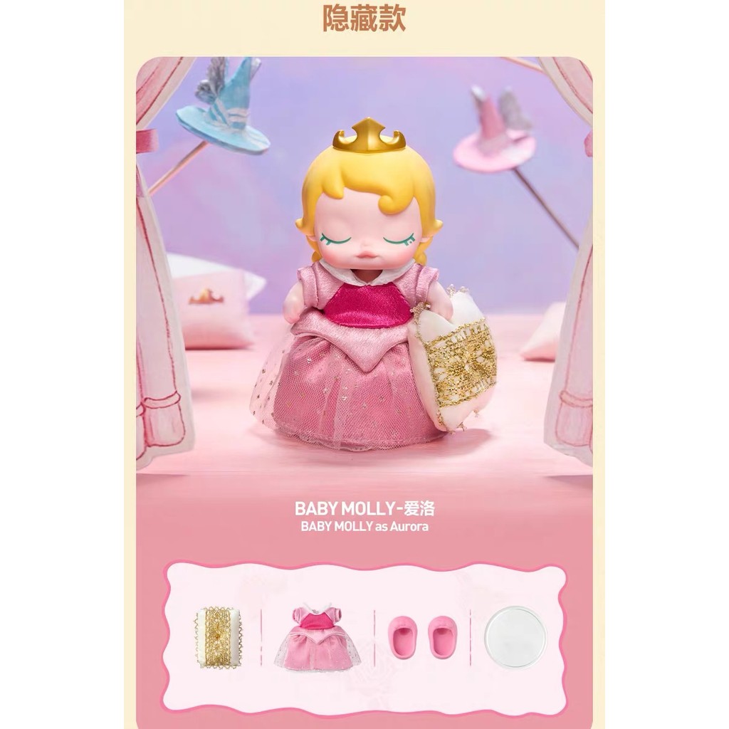POPMART BABY MOLLY Disney Princess MINI Action Figure Mystery Box ...