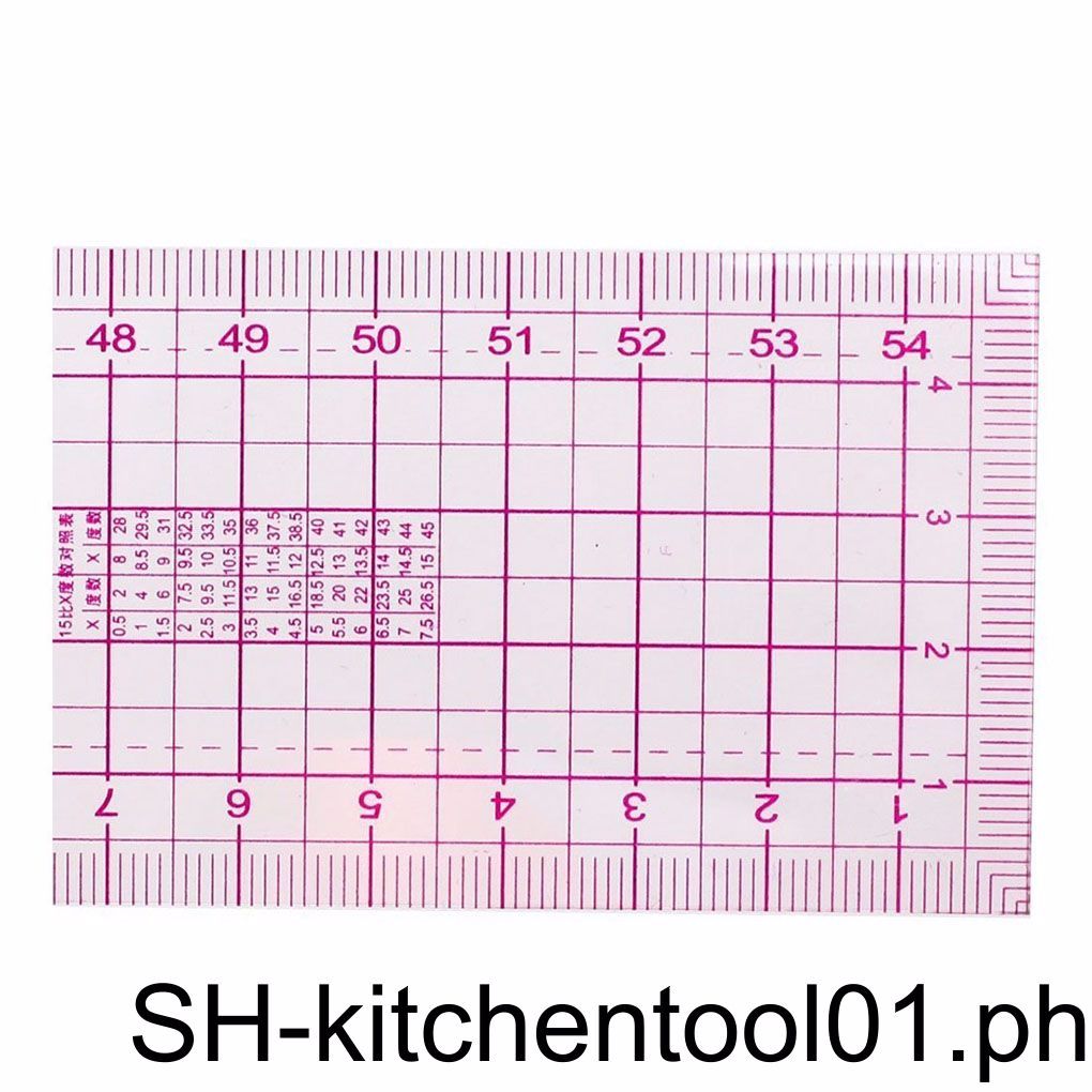 2 Sewing Ruler Double Side Metric Zero Centering Quilting Marking ...