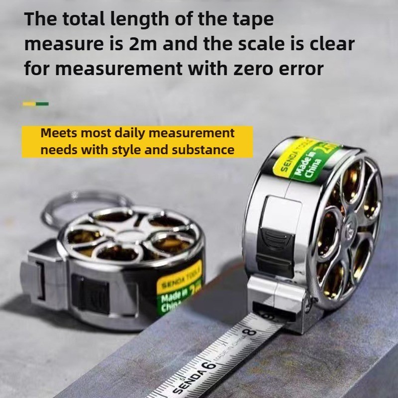 Stainless Steel Tape Measure 2-meter Mini Small Household Hard ...