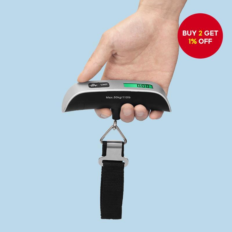 Heavy-Duty 50kg Travel Scale - Digital Luggage Weigher for Airlines and ...