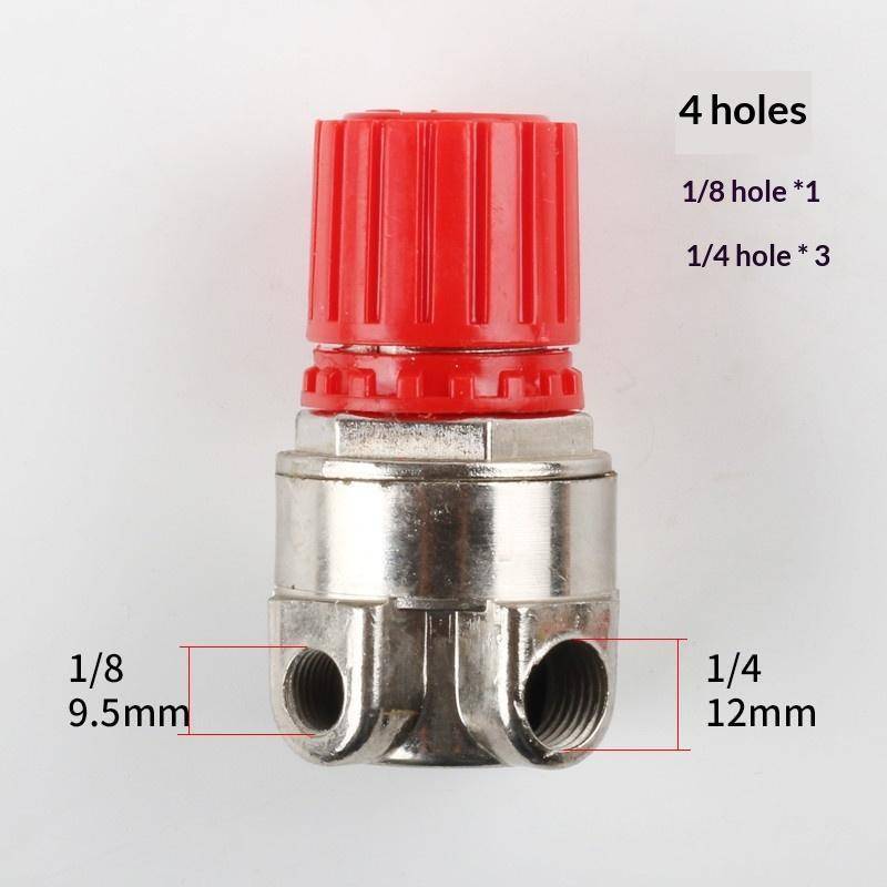 [fast&cod] Air Pump Valve Pressure Regulator High Precision 3 Holes 4 ...