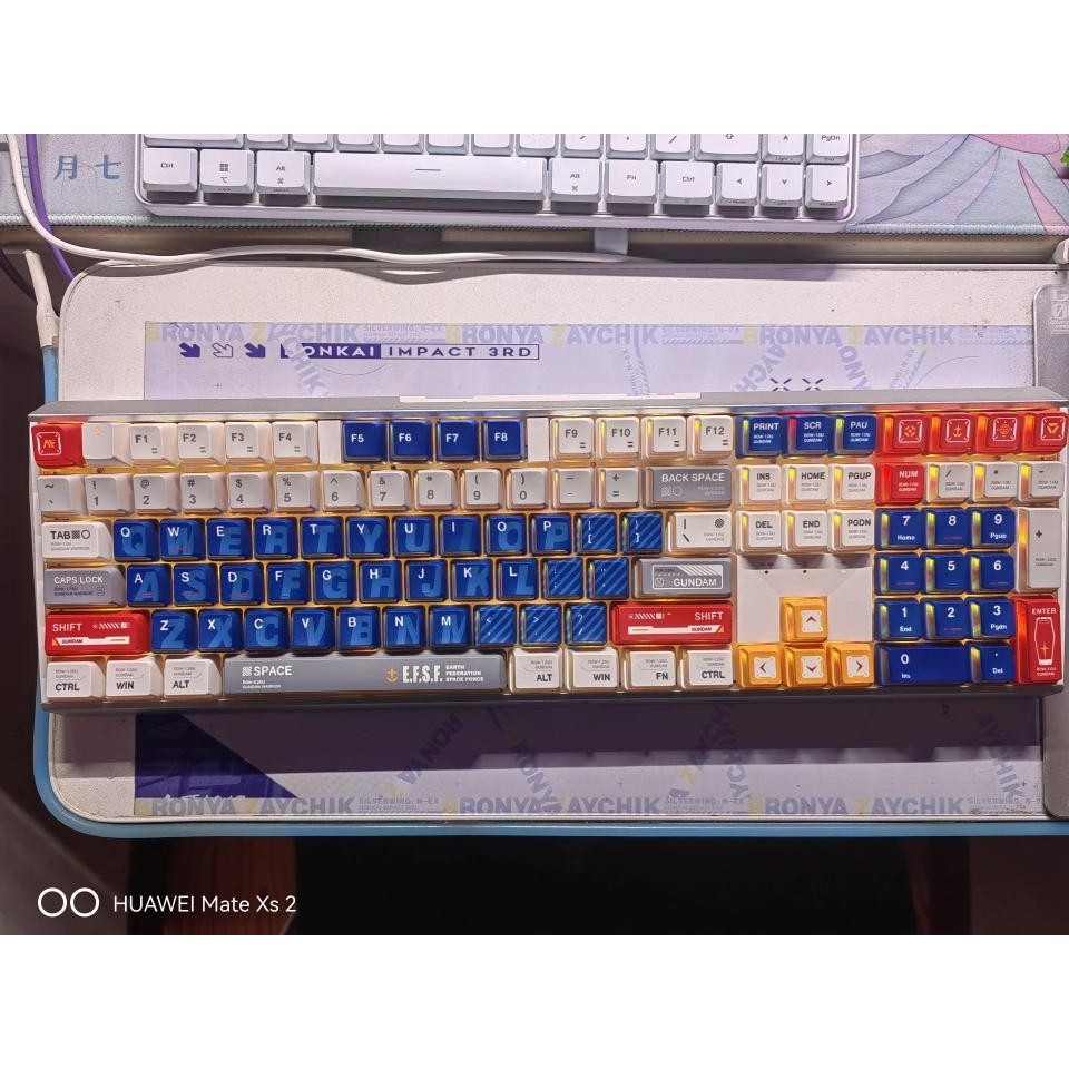 Victory2 GUNDAM Keycaps 130 Keys Cherry Profile PBT PC Dye Sublimation ...