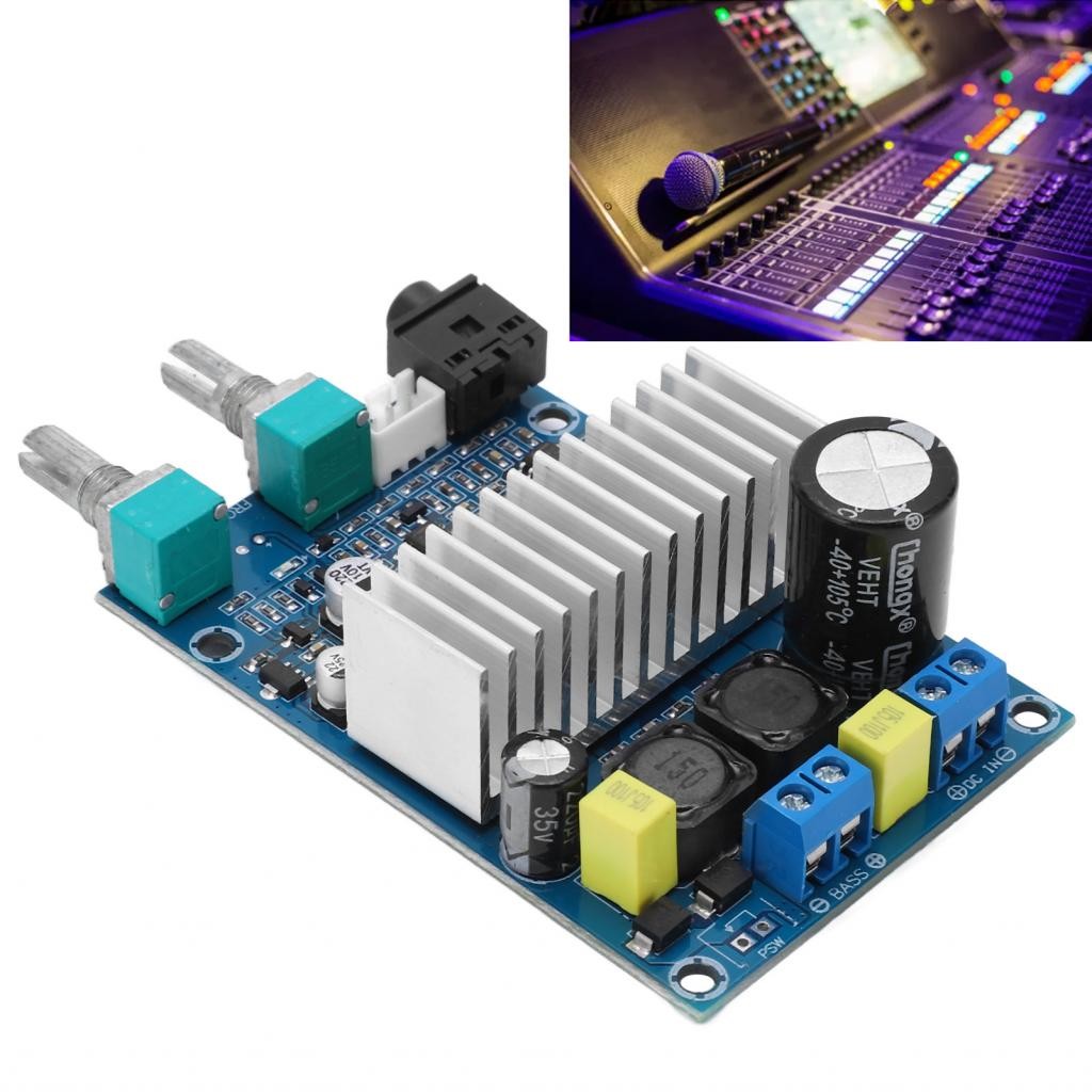 Bass Power Amplifier Module Frequency Adjustable Maximum 100W Power ...