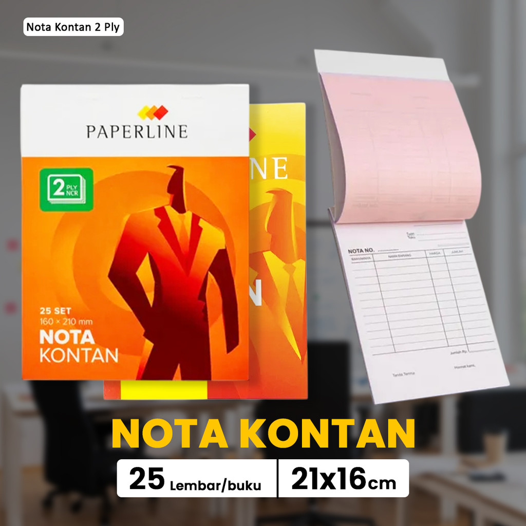 Paperline Cash Note 2 Ply Copy Cashier Receipt Financial Book/ | Shopee ...