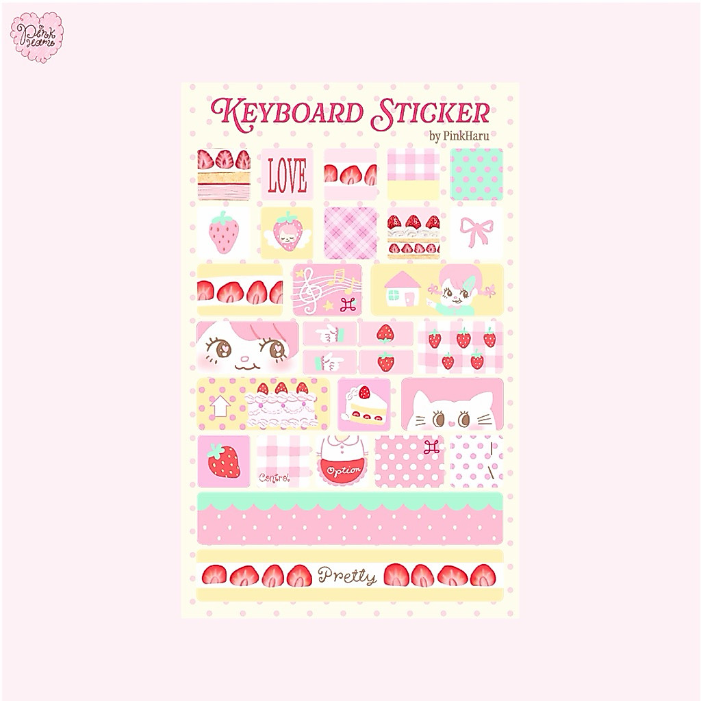 Pinkharu | Keyboard Sticker | Shopee Philippines
