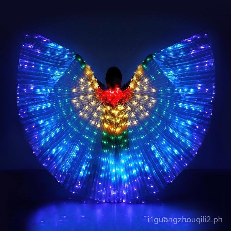 2025Graduation Party, Prom LED Wings,360° Stretch， Light Up Colorful ...
