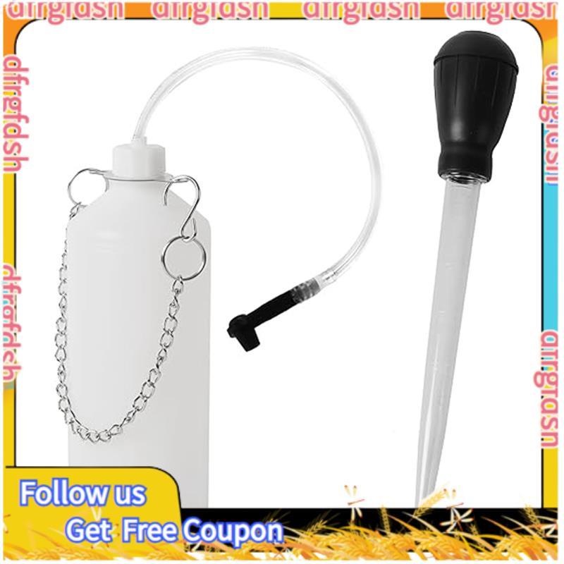 【D&F】Brake Bleeding Tool Kit- One-Person, 1L Brake Bleeder Bottle, 30 ...