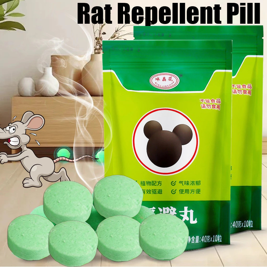SCP Rat Repellent Pills Non-toxic Rodent Tablet Mouse Buster Home Anti ...