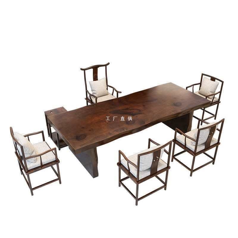 New Chinese Style Boss Large Board Wholesale Tea Table and Chairs ...